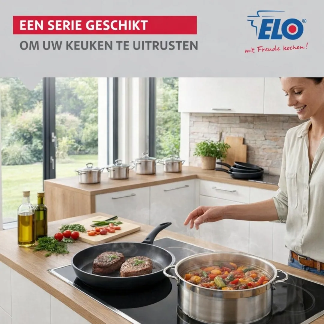 Fackelmann ELO 9709950 Keukengerei Set - 3-delig Inductie - 20/14/16cm