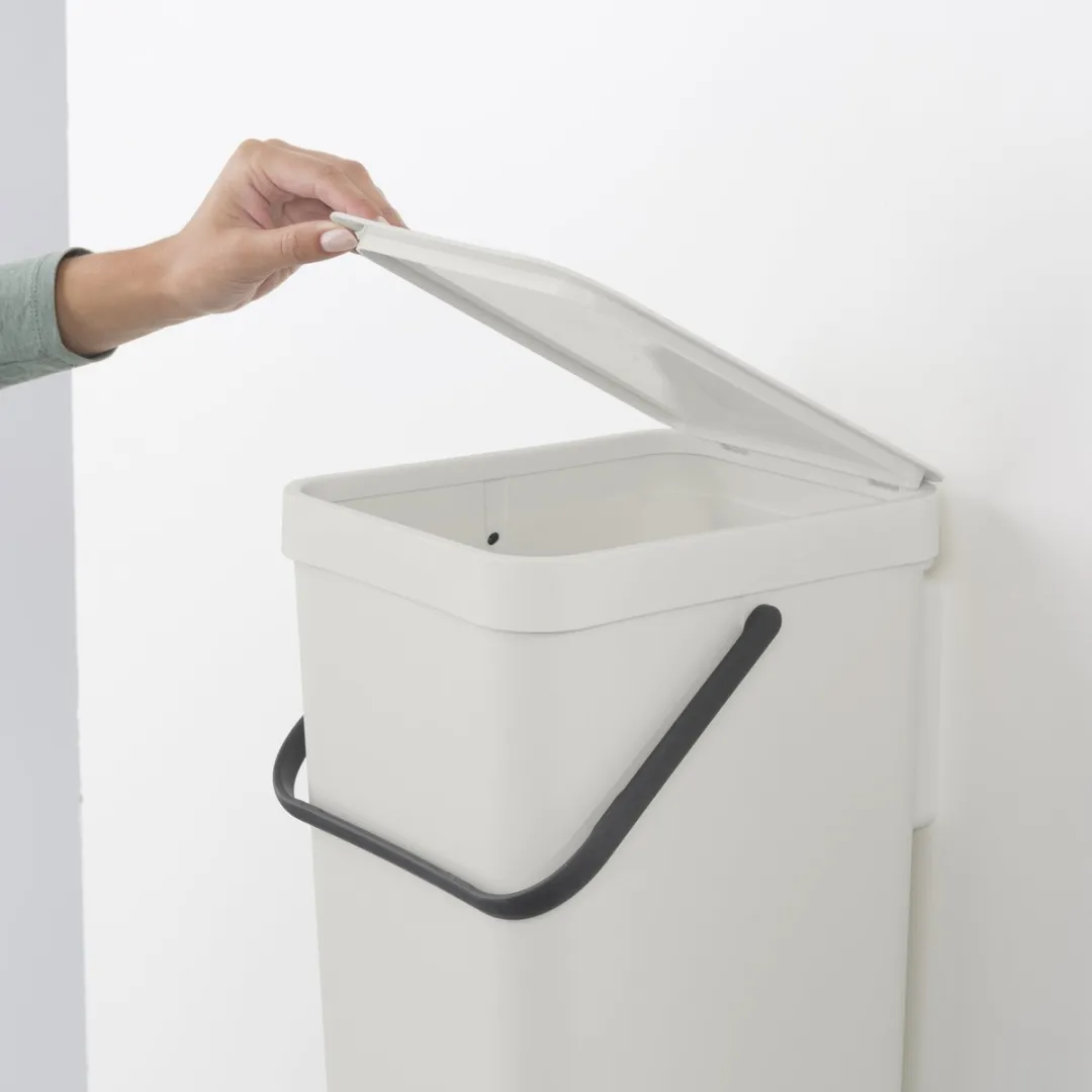 Brabantia Sort & Go Prullenbak 16L - Light Grey