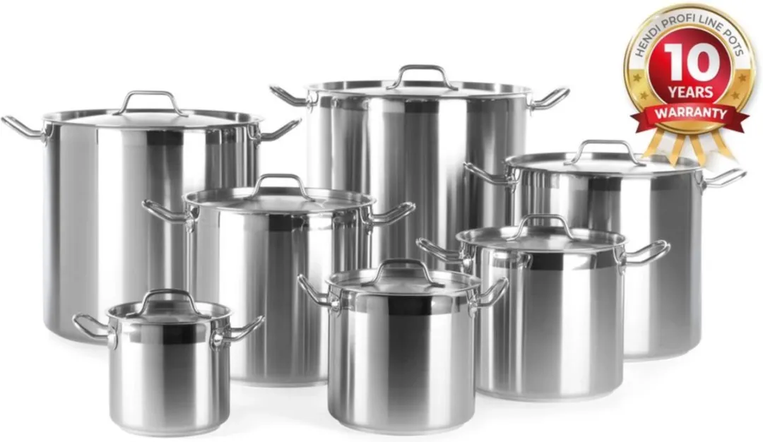 HENDI Kookpan 50L Grijs - Sandwichbodem