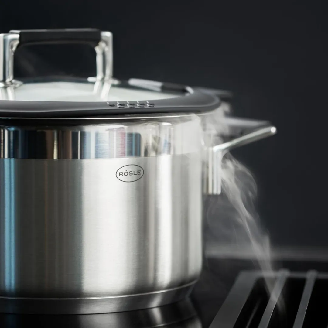Rösle Silence Pro Kookpan 20cm - 3,5L - Zilver