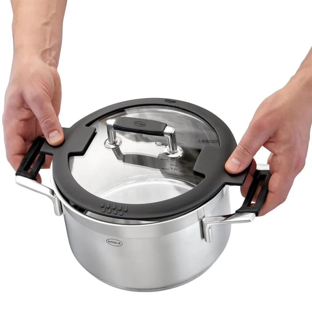 Rösle Silence Pro Kookpan 20cm - 3,5L - Zilver