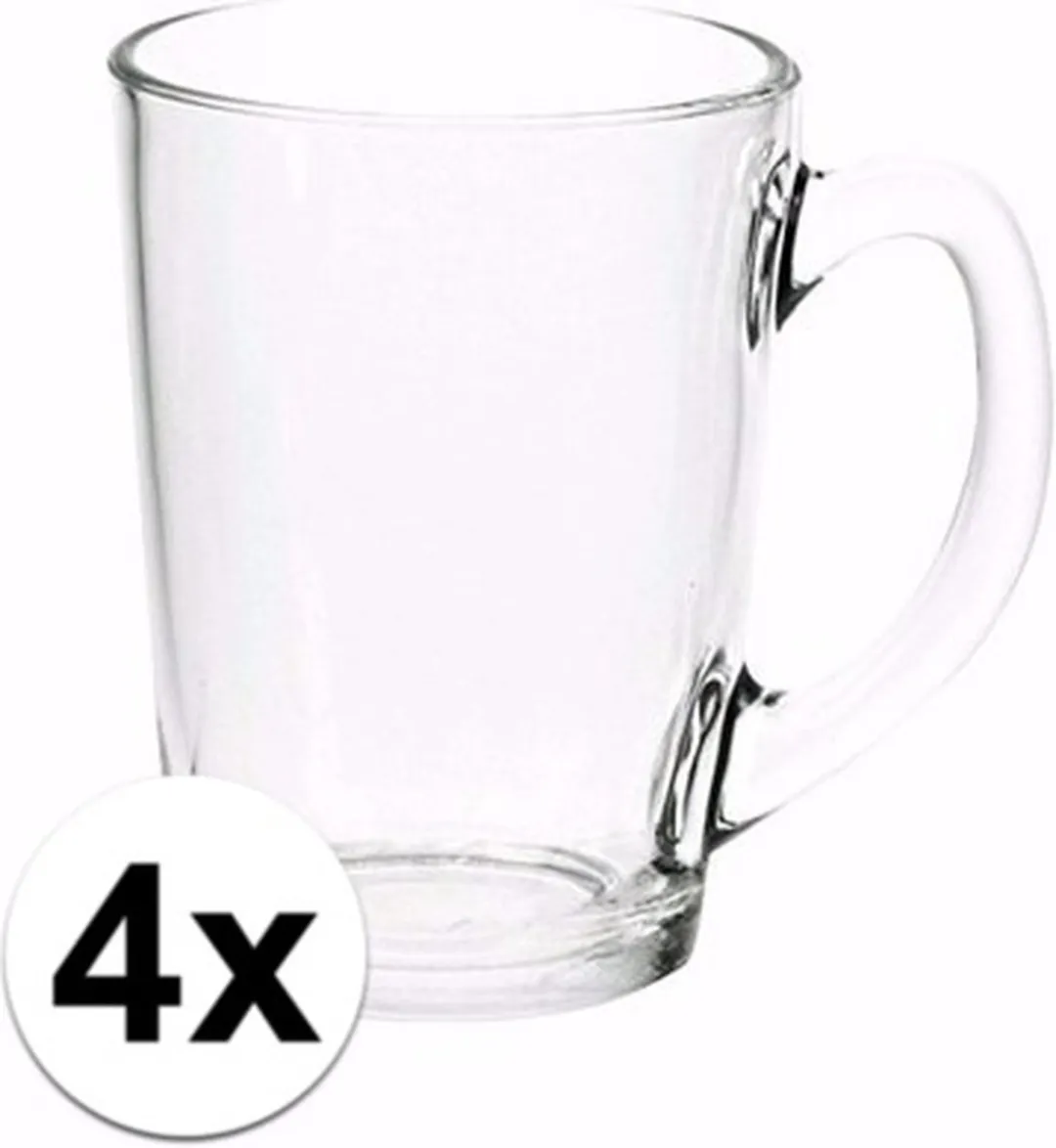 Luminarc Theeglazen Basic 320ml - 4 Stuks Transparant