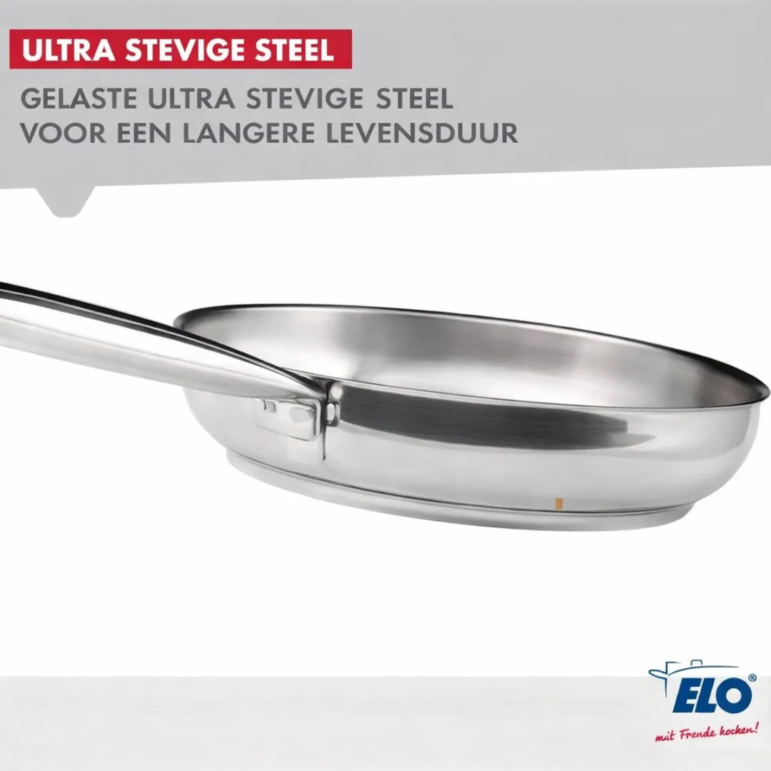 Fackelmann Elo Profi Brillant Keukenset 6-delig - 12-24cm Roestvrij staal