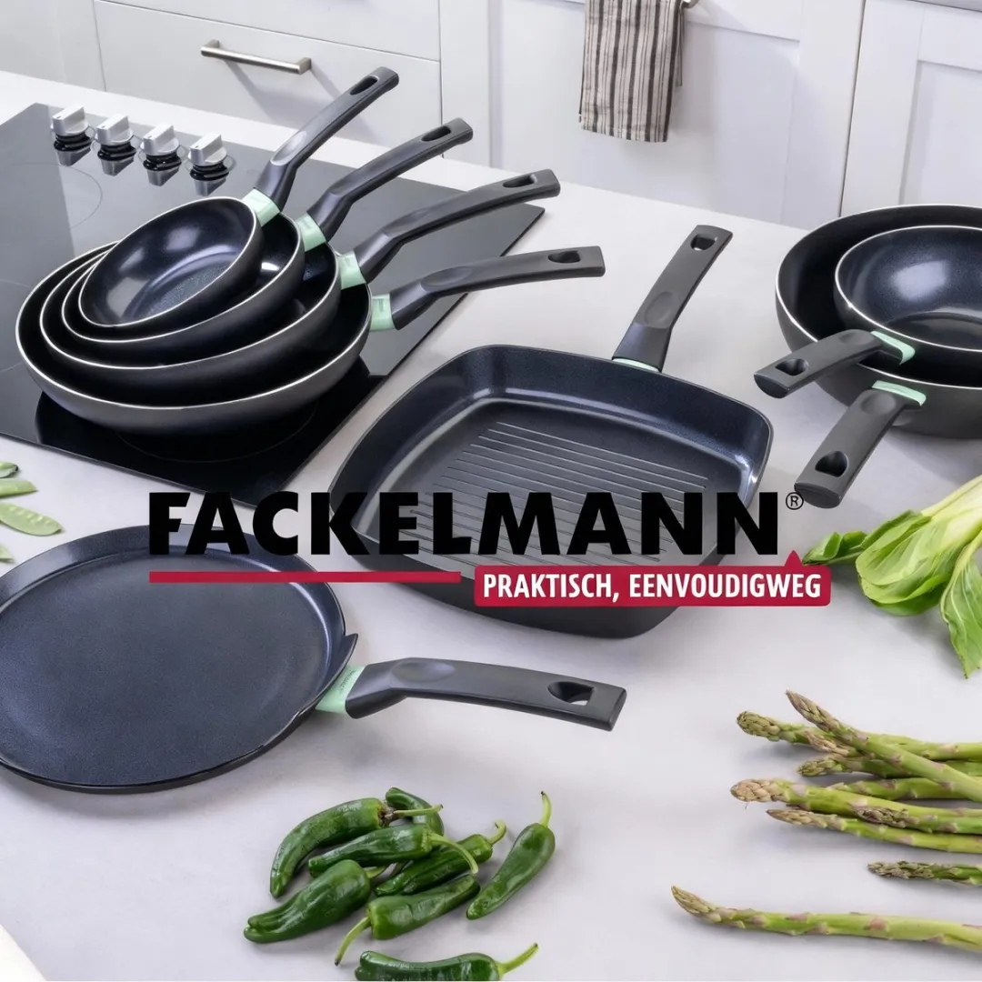 Fackelmann 688127 Pan 20cm - Inductie/Gas/Zwart-Groen - afbeelding 6 van 6