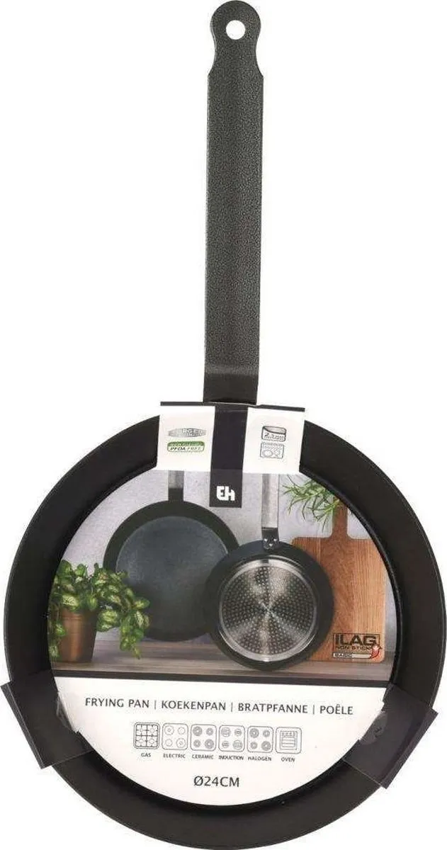 Excellent Houseware Paellapan 24cm - Zwart