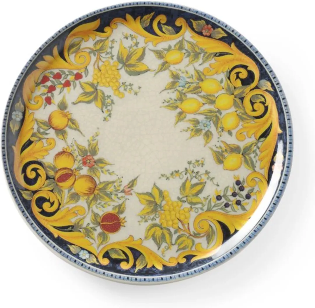 HENDI Pizzabord Barok Ø31cm Geglazuurd Porselein