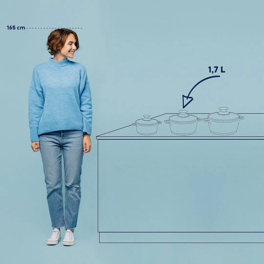 Kela Kerros Kookpan 20cm - 1L - Zwart