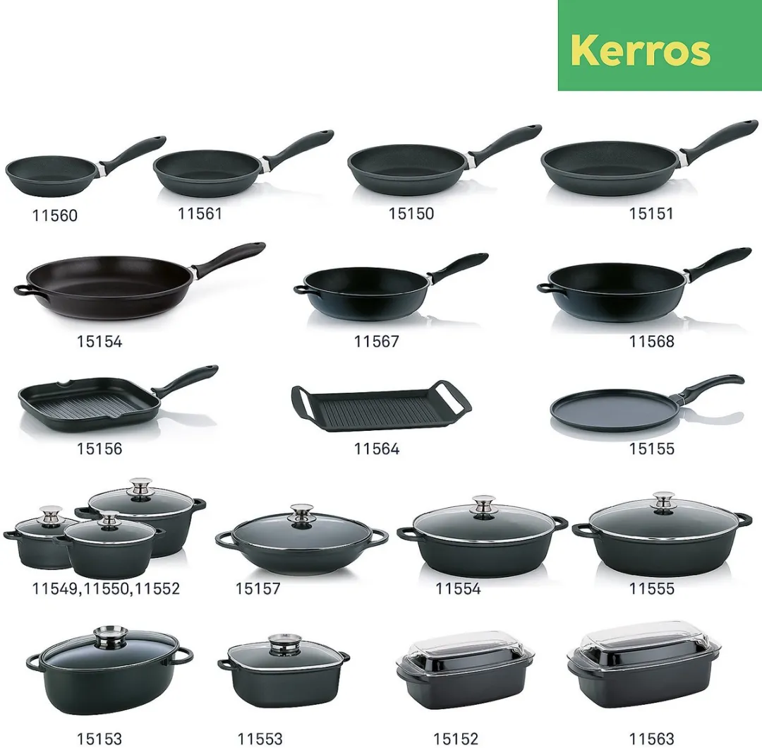 Kela Kerros Kookpan 20cm - 1L - Zwart