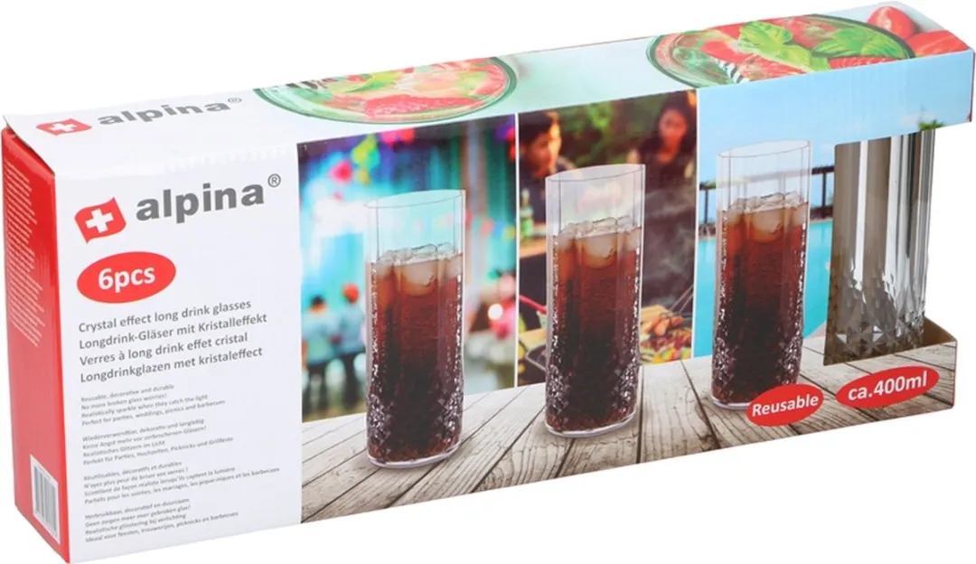 Alpina Longdrinkglasset Kunststof 400ml