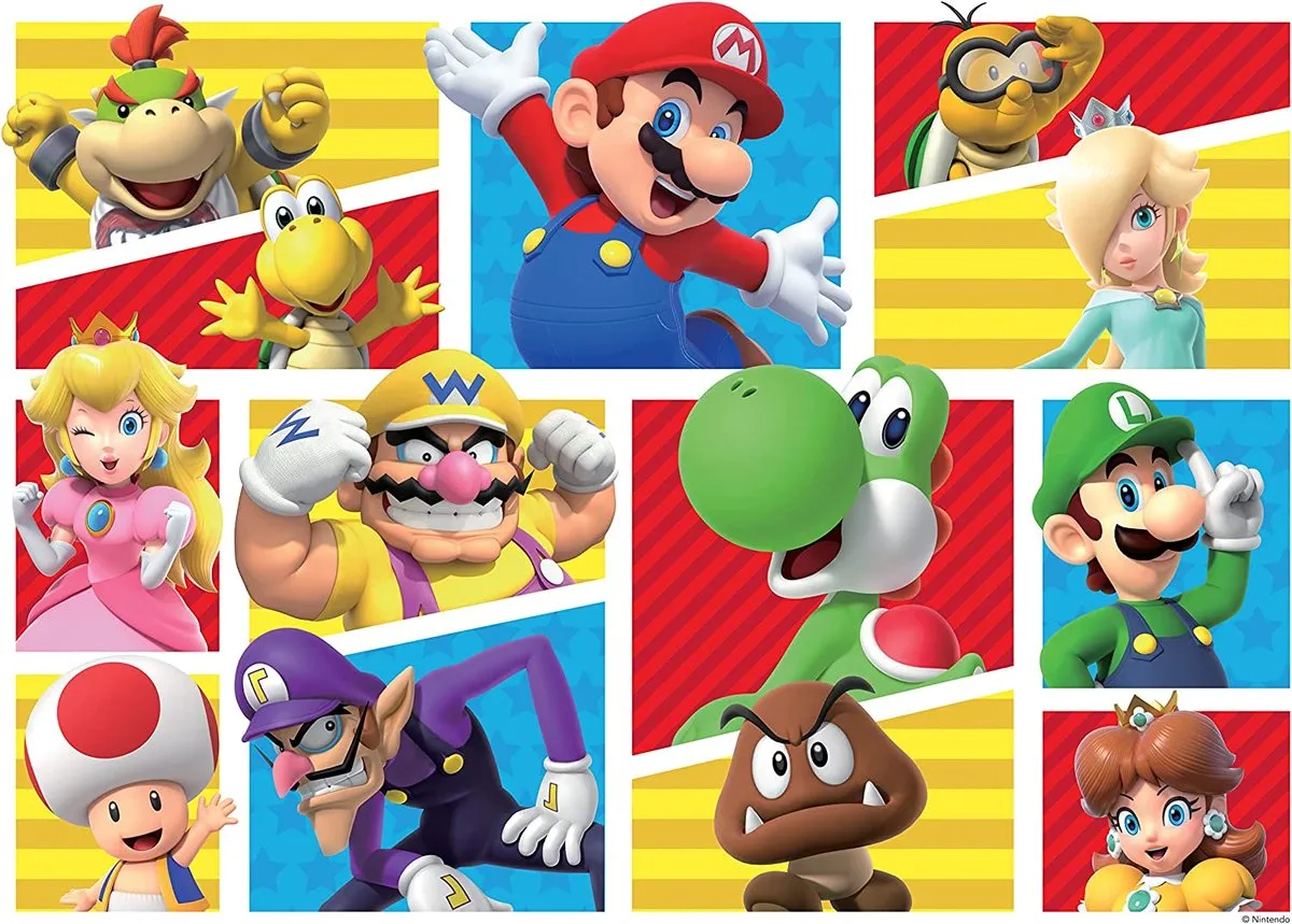 Ravensburger Super Mario XXL Vloerpuzzel 125 Stuks - Multicolor
