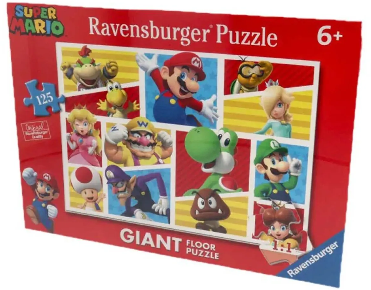 Ravensburger Super Mario XXL Vloerpuzzel 125 Stuks - Multicolor
