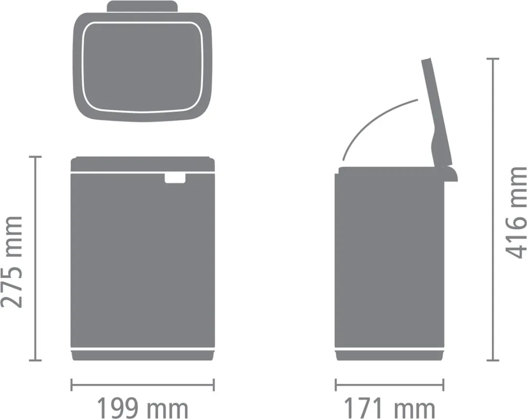 Brabantia Bo Prullenbak 4L - Soft Beige