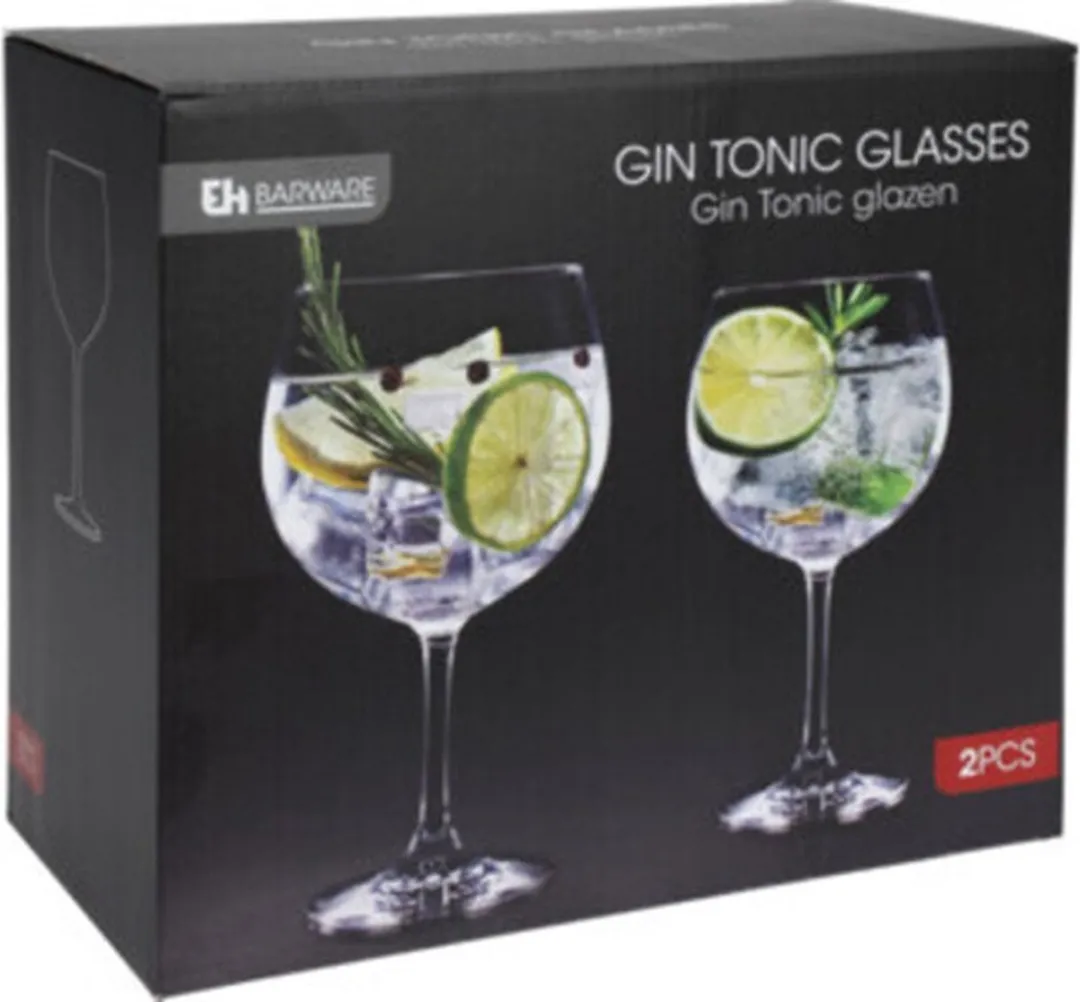 Excellent Houseware Cocktailglazen 650ml - 4 Stuks
