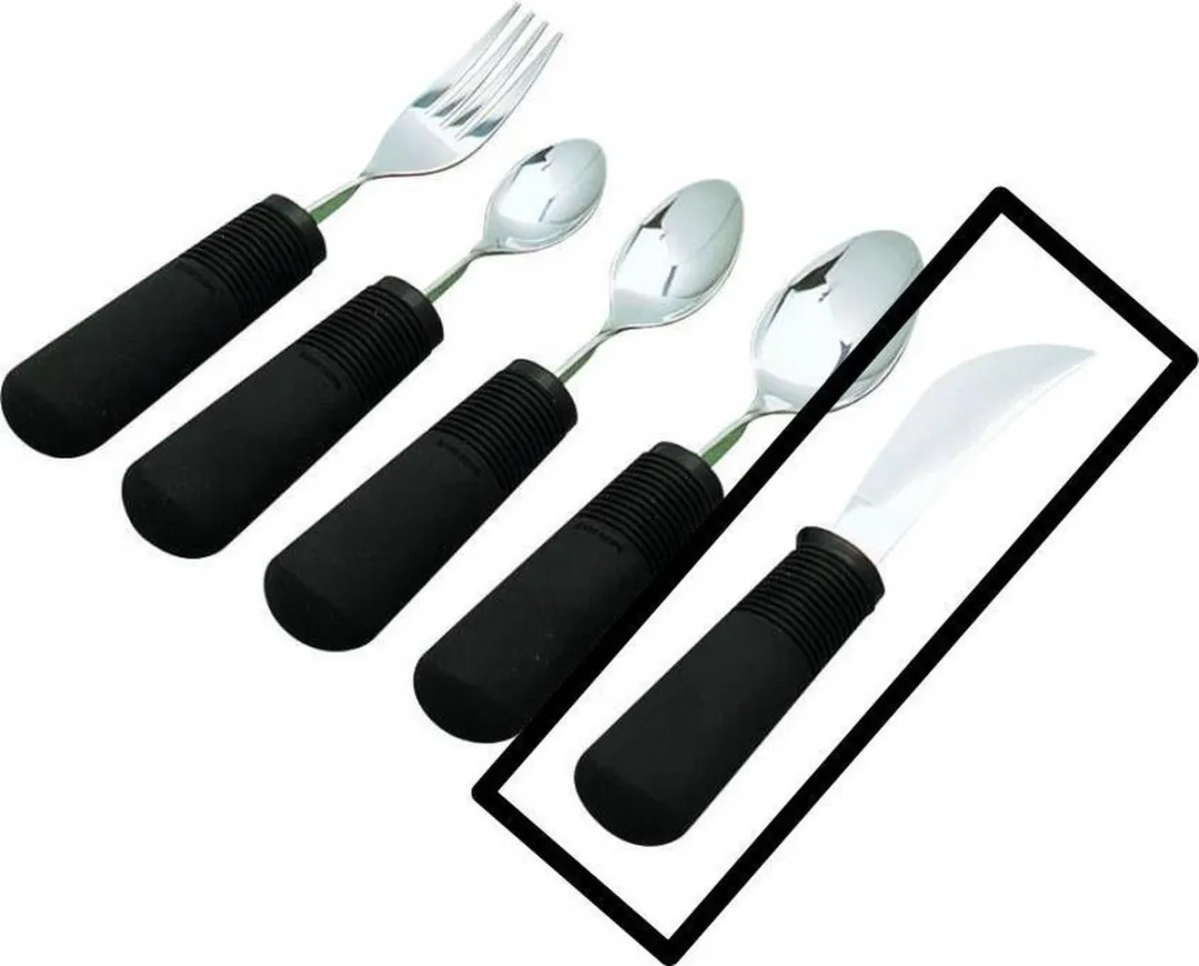 OXO Norc Big-Grip Verzwaard Mes - Metallic/Zwart