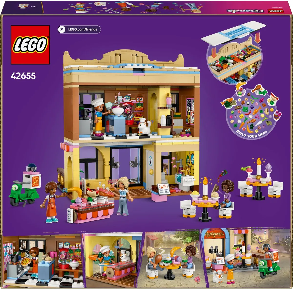 LEGO Friends Restaurant en Kookschool 42655 - 896 Stukken - afbeelding 6 van 6