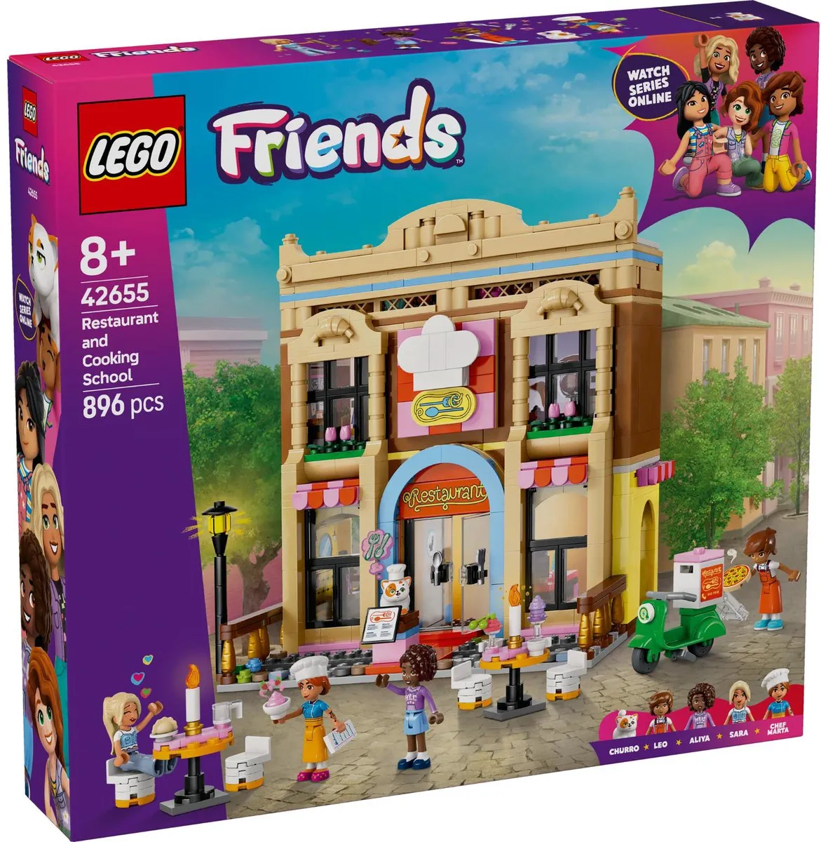 LEGO Friends Restaurant en Kookschool 42655