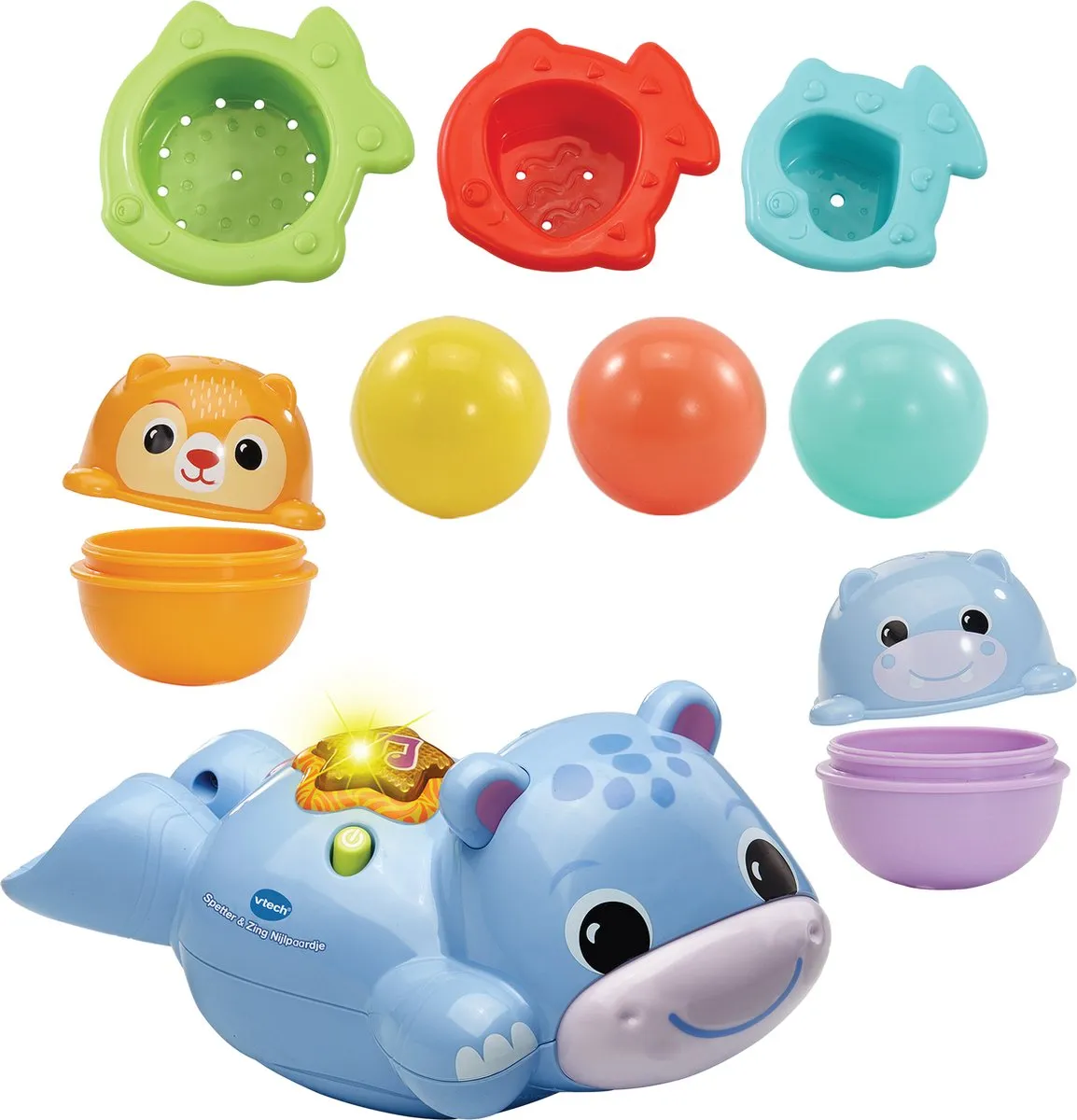 VTech Spetter & Zing Nijlpaardje Badspeelgoed