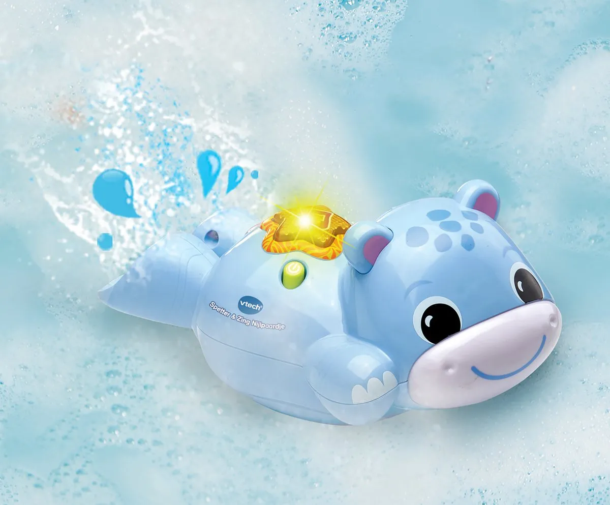 VTech Spetter & Zing Nijlpaardje Badspeelgoed - 8 Stuks - Multi
