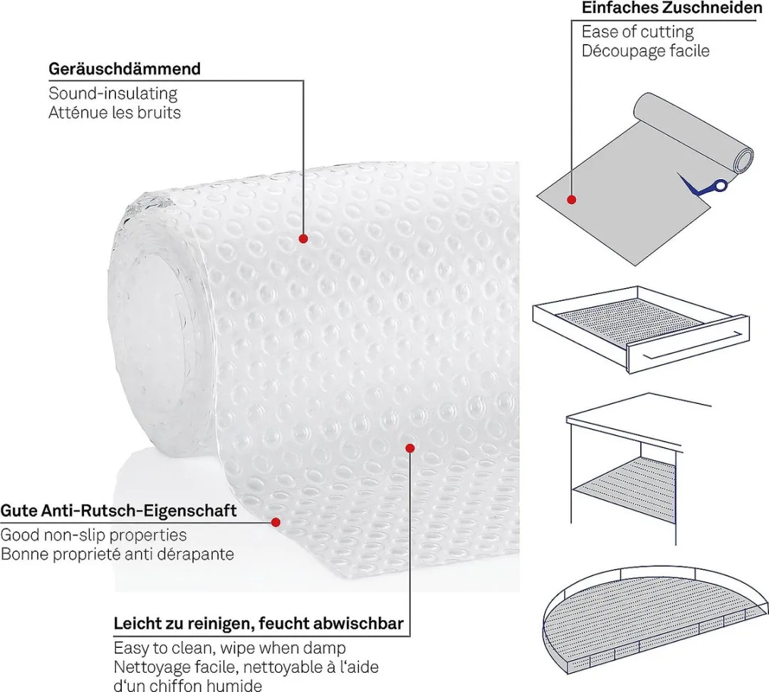Kela Soletta Anti-slip Lademat - Transparant