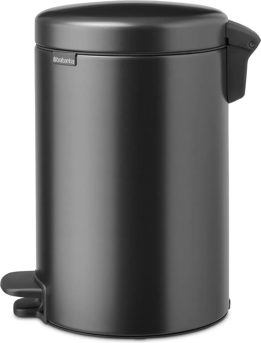 Brabantia NewIcon Prullenbak 12L - Confident Grey - afbeelding 3 van 6