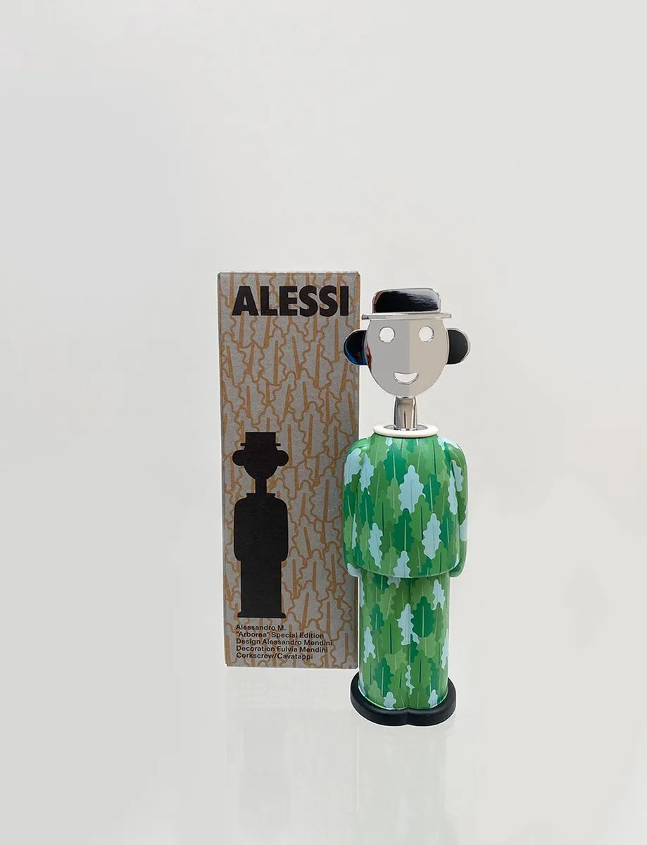 Alessi Kurkentrekker Alessandro M. AM23A 32 - Groen/Blauw