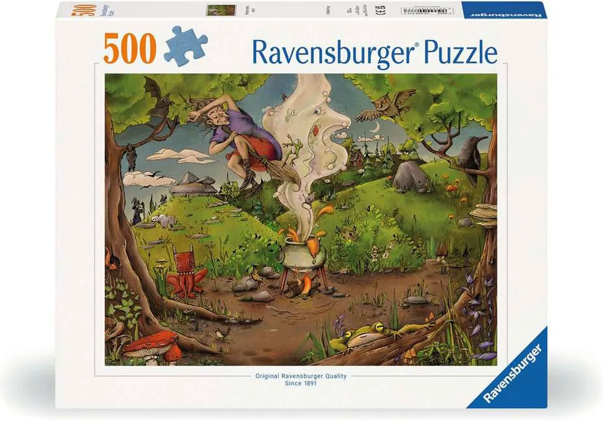 Ravensburger Bij de bosheks Legpuzzel 500 Stuks - 12000777
