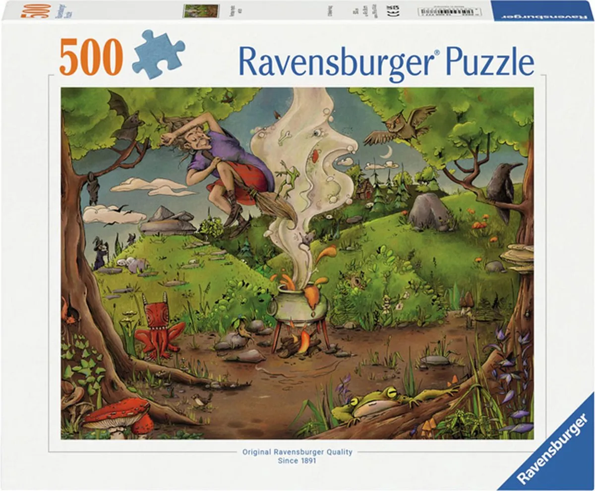 Ravensburger Bij de bosheks Legpuzzel 500 Stuks - 12000777