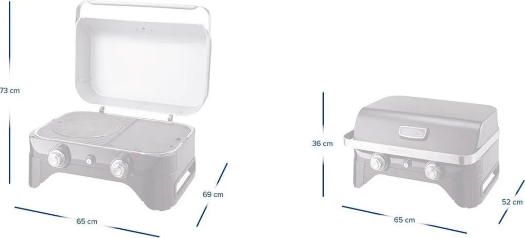 Campingaz Attitude 2100 LX BBQ - 2 Branders - Ø54cm - Zwart