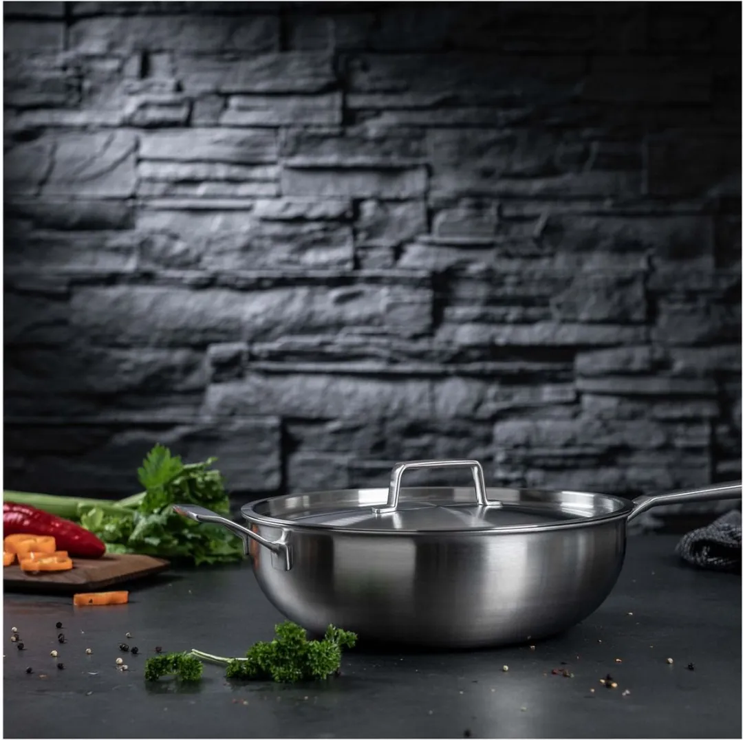 Kuhn Rikon Culinary Fiveply Wok 28cm - Zilver