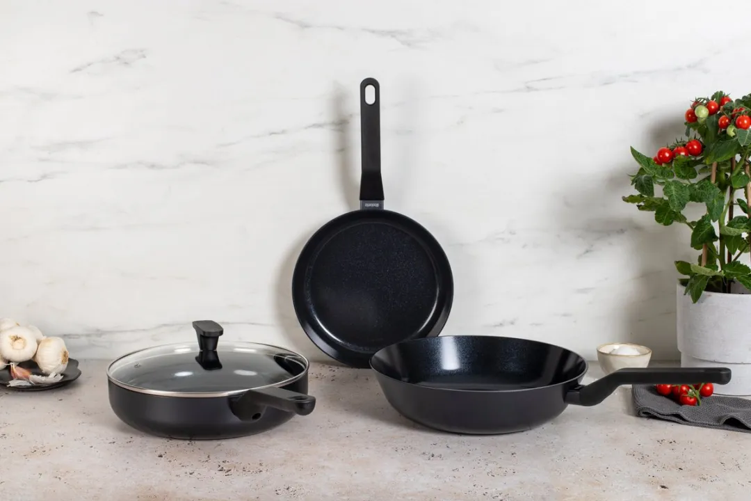 Brabantia Onyx R ns Wokpan 28cm - Zwart