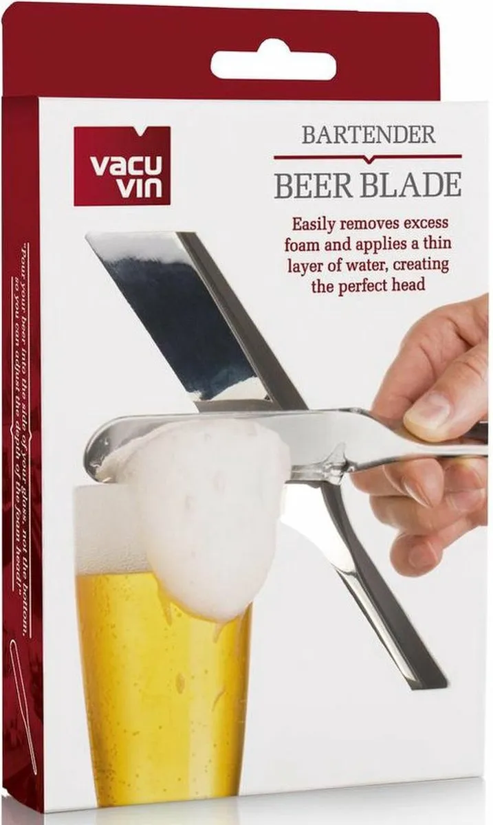 VacuVin Bartender Beer Blade Bierafschuimer - 2 Stuks