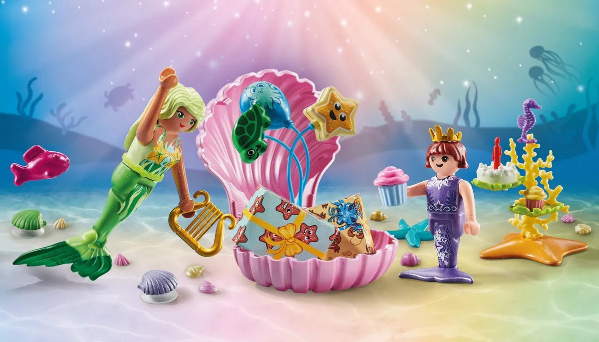 Playmobil Zeemeermin Verjaardagsfeestje 71446 - Meerkleurig
