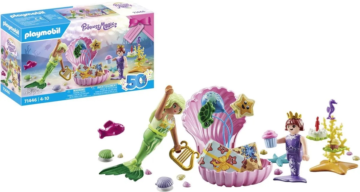 Playmobil Zeemeermin Verjaardagsfeestje 71446 - Meerkleurig