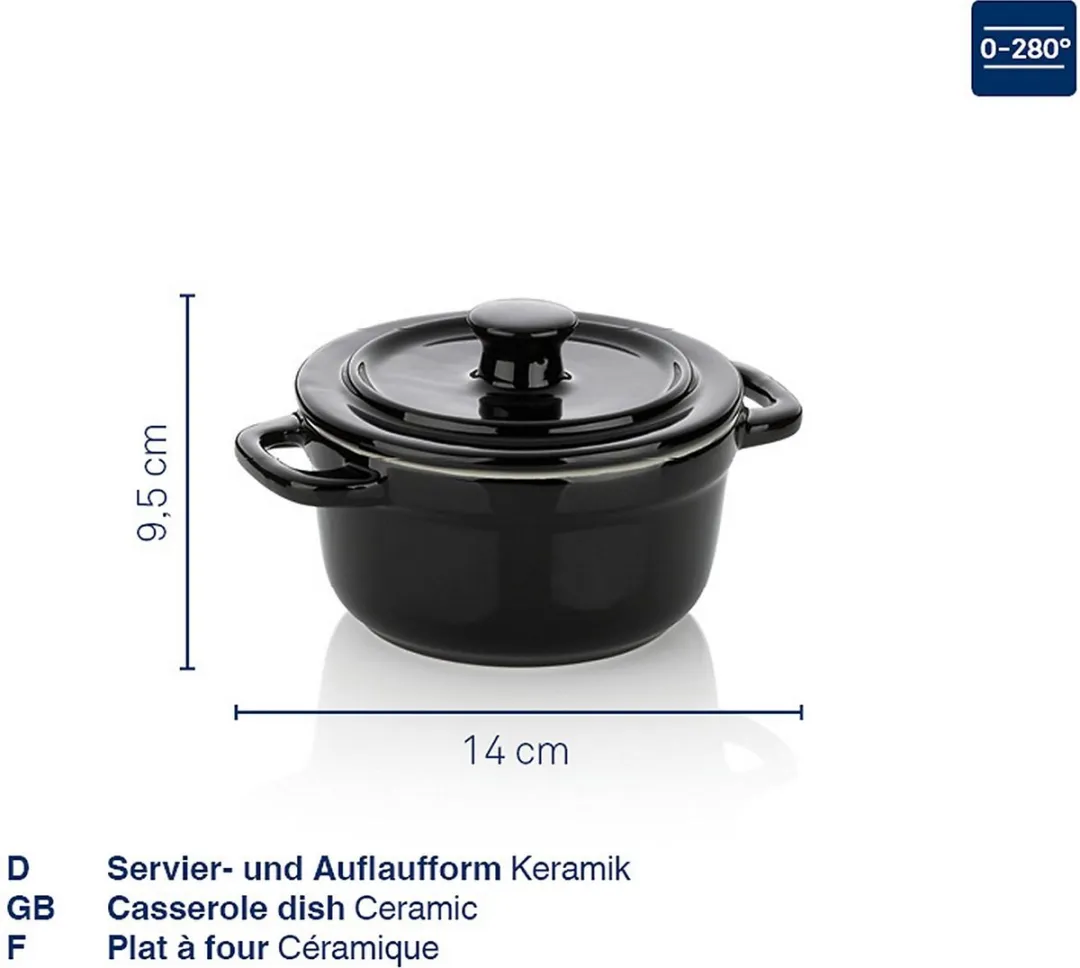 Kela Oven Braadpan 14cm Keramiek - Grijs - afbeelding 6 van 6