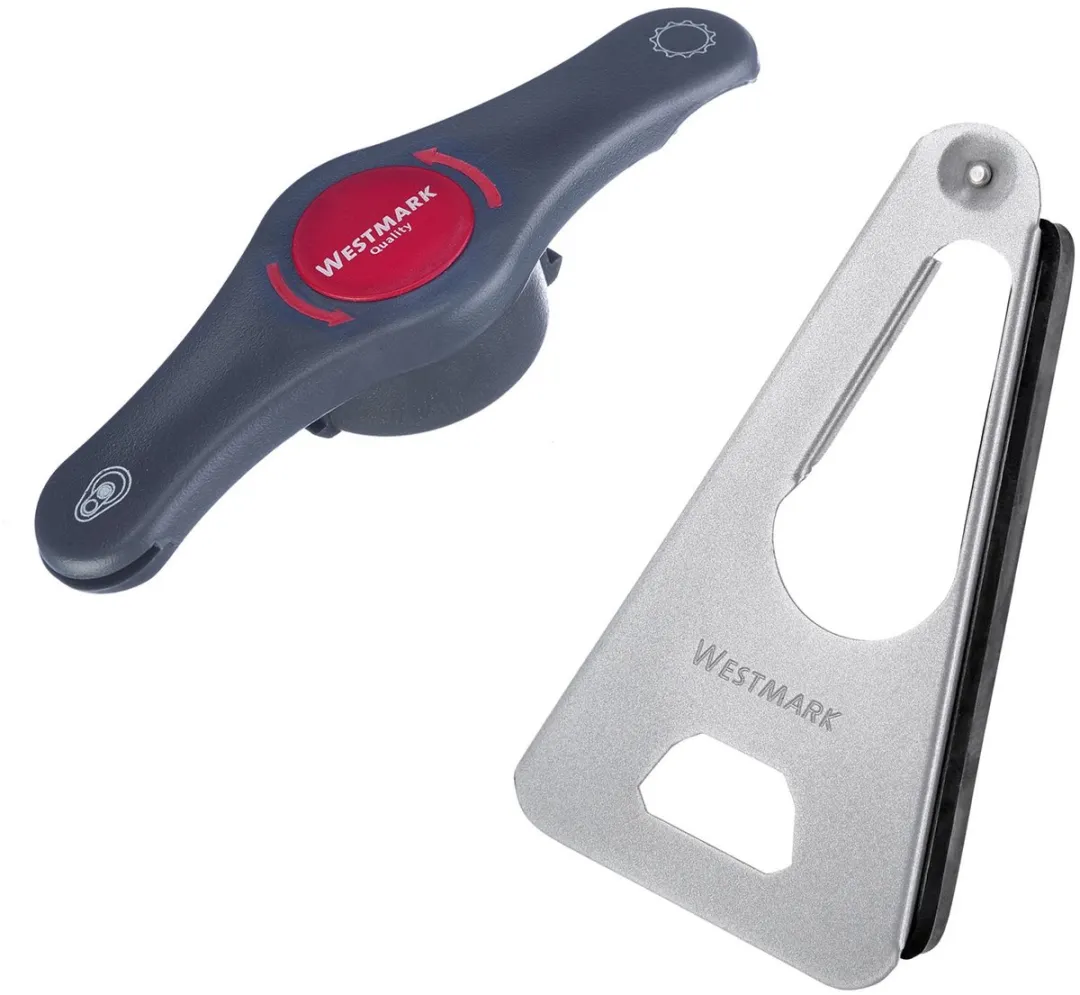 Westmark Multifunctionele Set - 2 Stuks - Zilver/Antraciet/Rood