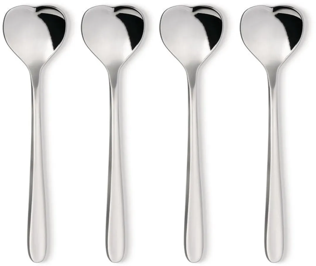 Alessi Koffielepels Big Love AMMI08SET - 4 Stuks - Zilver