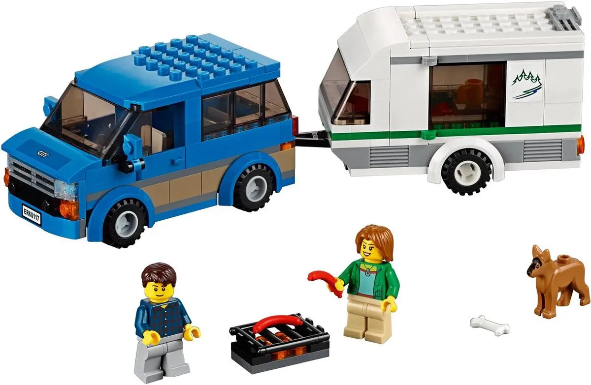 LEGO City Busje & Caravan 60117 - 250 Stukken