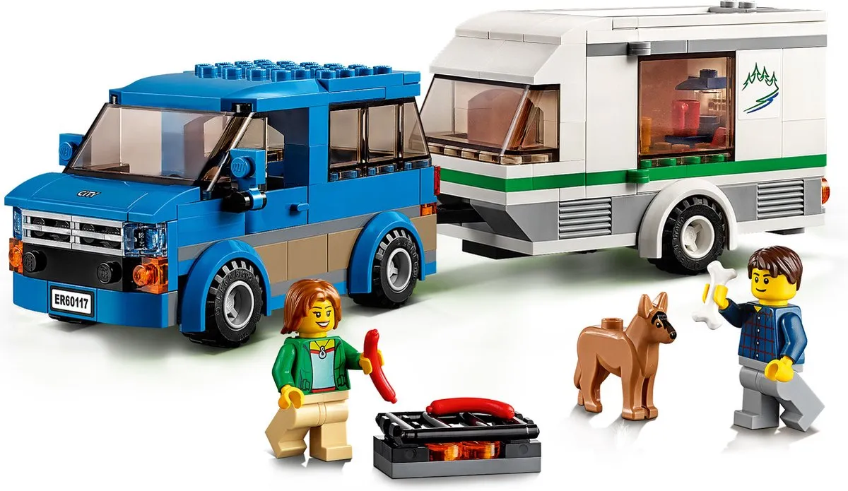 LEGO City Busje & Caravan 60117 - 250 Stukken - afbeelding 6 van 6
