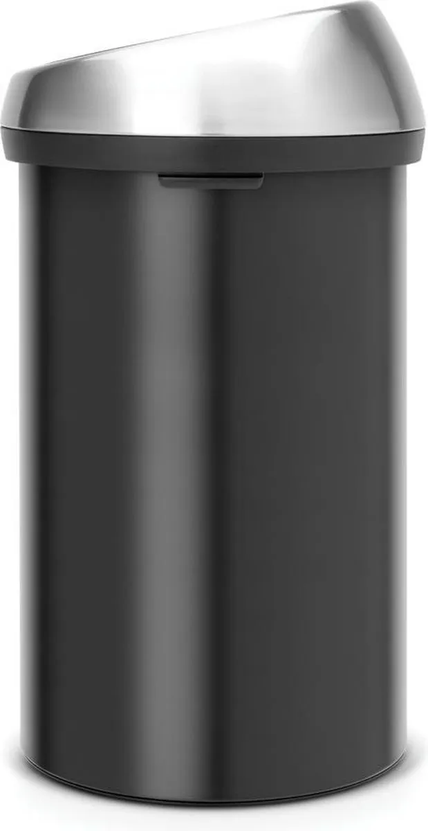 Brabantia Touch Bin Prullenbak 60L - Matt Black/Matt Steel FPP