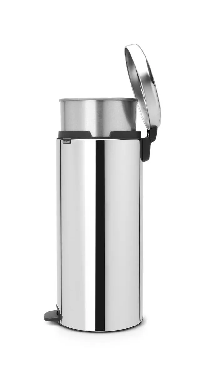 Brabantia NewIcon Prullenbak 30L - Brilliant Steel