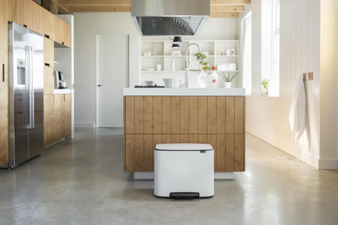 Brabantia Bo Prullenbak 3x11L - 33L - White