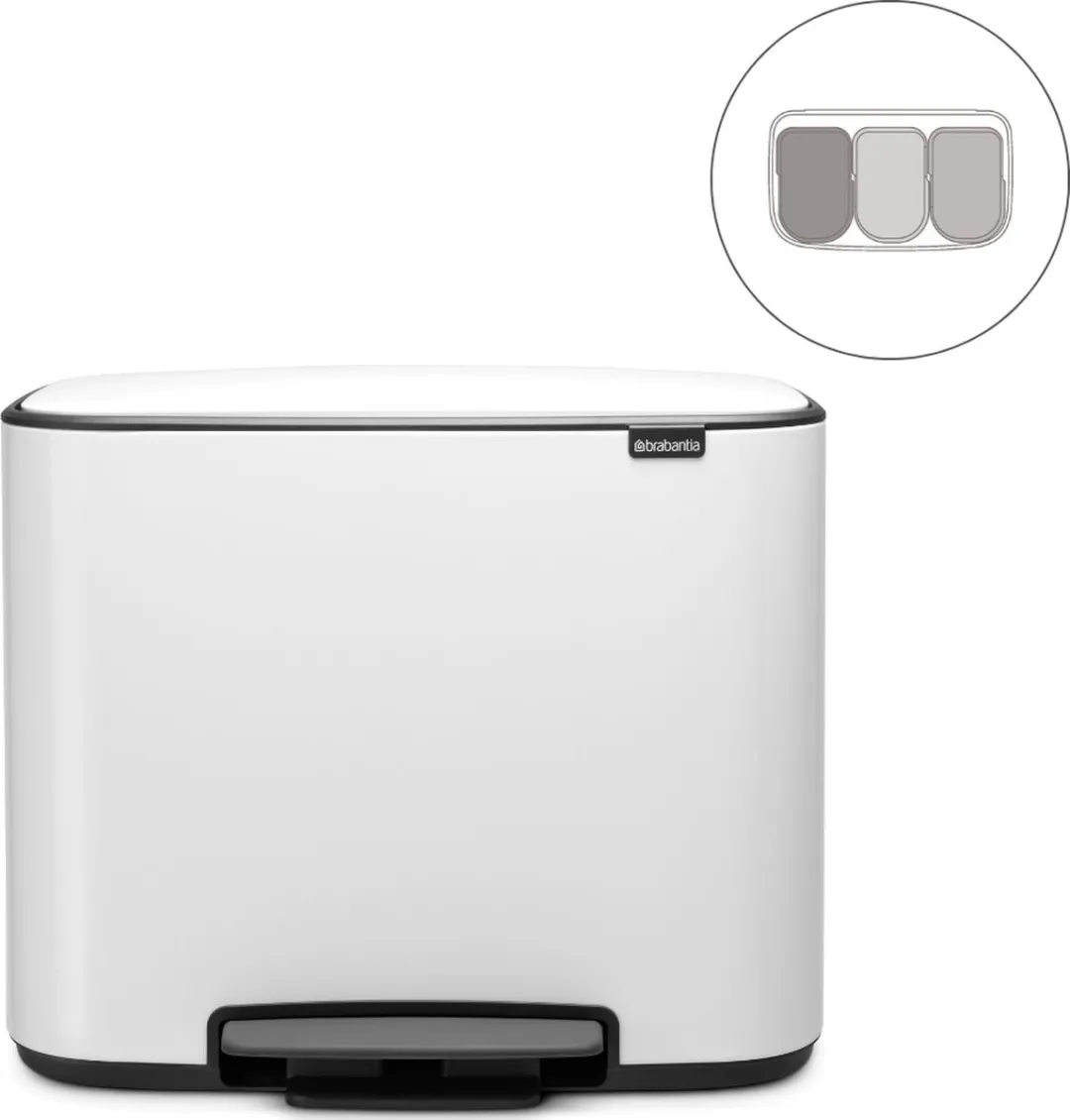 Brabantia Bo Prullenbak 3x11L