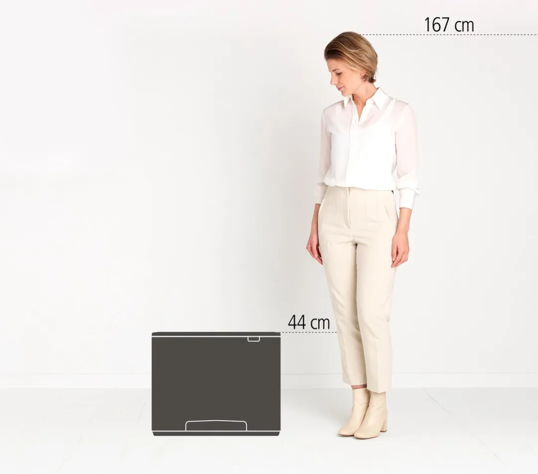 Brabantia Bo Prullenbak 3x11L Matt Black - 33L