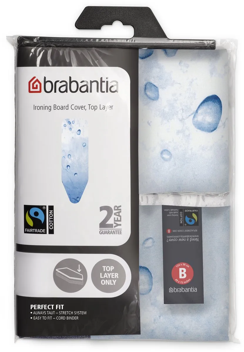 Brabantia Strijkplankhoes B 318160 - 124x38cm - Ice Water
