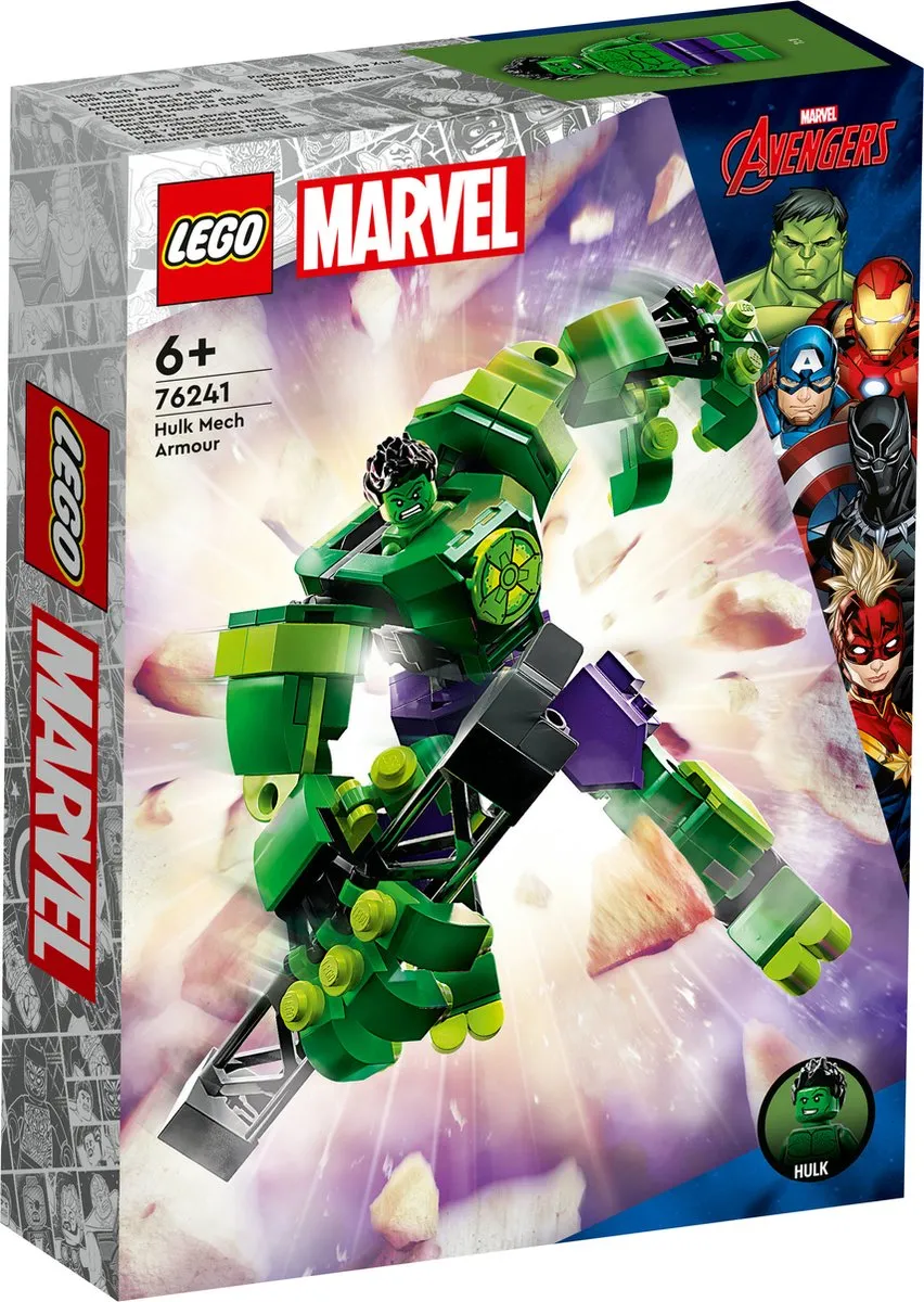 LEGO Marvel Hulk Mechapantser 76241 - 138 Stukken