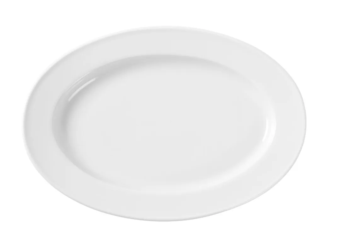 HENDI 799444 Ovale Schaal - 340x240mm - Wit
