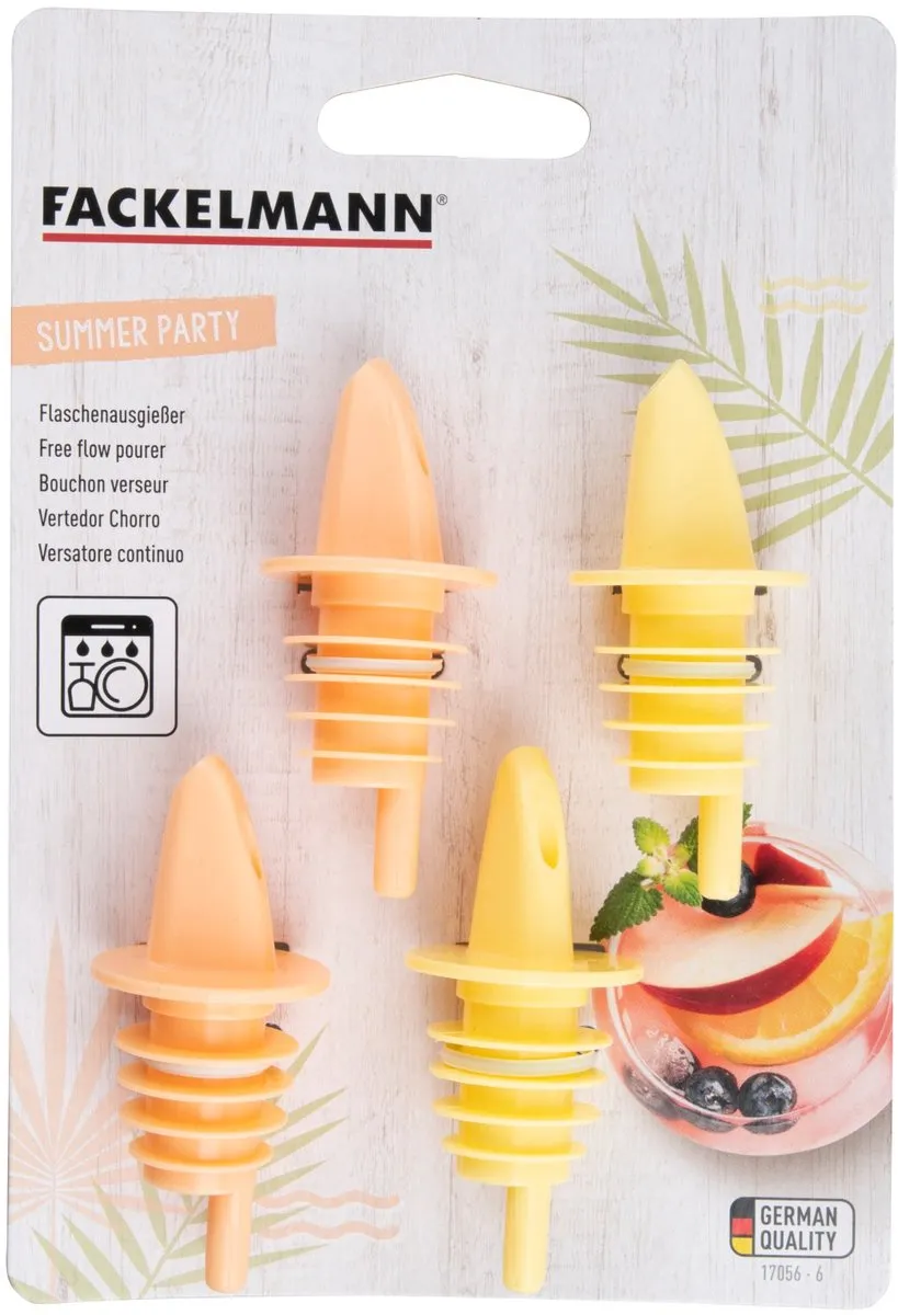 Fackelmann Schenktuiten Set 17056 - 4 Stuks - Geel & Oranje