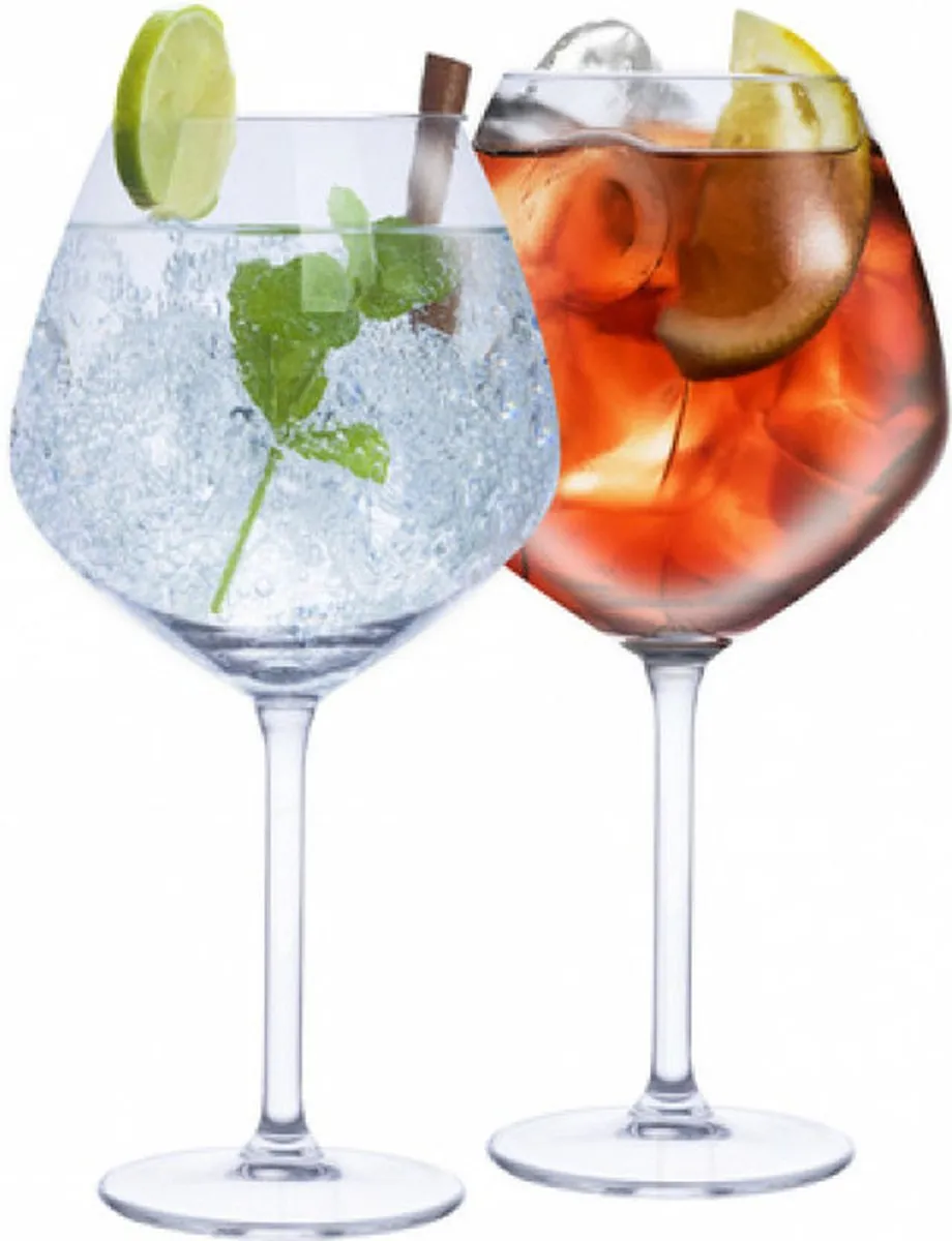 Alpina Gin Tonic Cocktailglazen 8 Stuks - 730ml