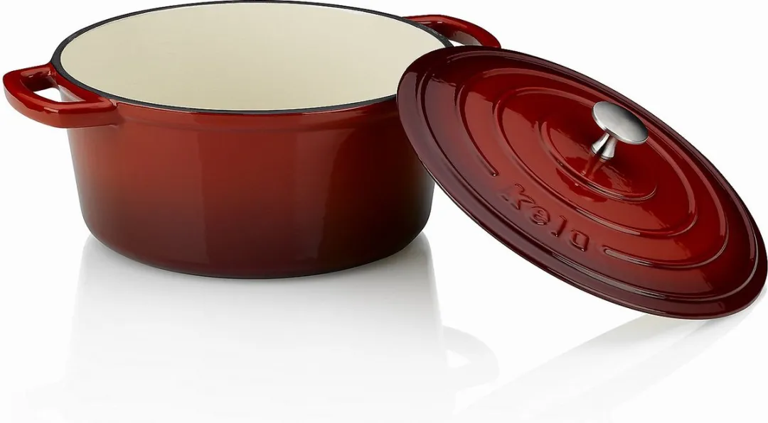 Kela Gietijzeren Braadpan 26cm - 5L - Rood