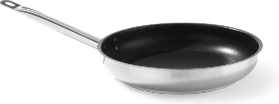 HENDI Koekenpan 28cm - Inductiegeschikt - Grijs